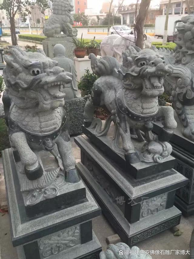 位置详解：最佳摆放点与注意事项九游会网址是多少石雕麒麟安放(图4)