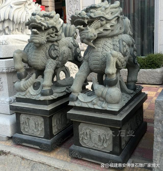 位置详解：最佳摆放点与注意事项九游会网址是多少石雕麒麟安放(图6)